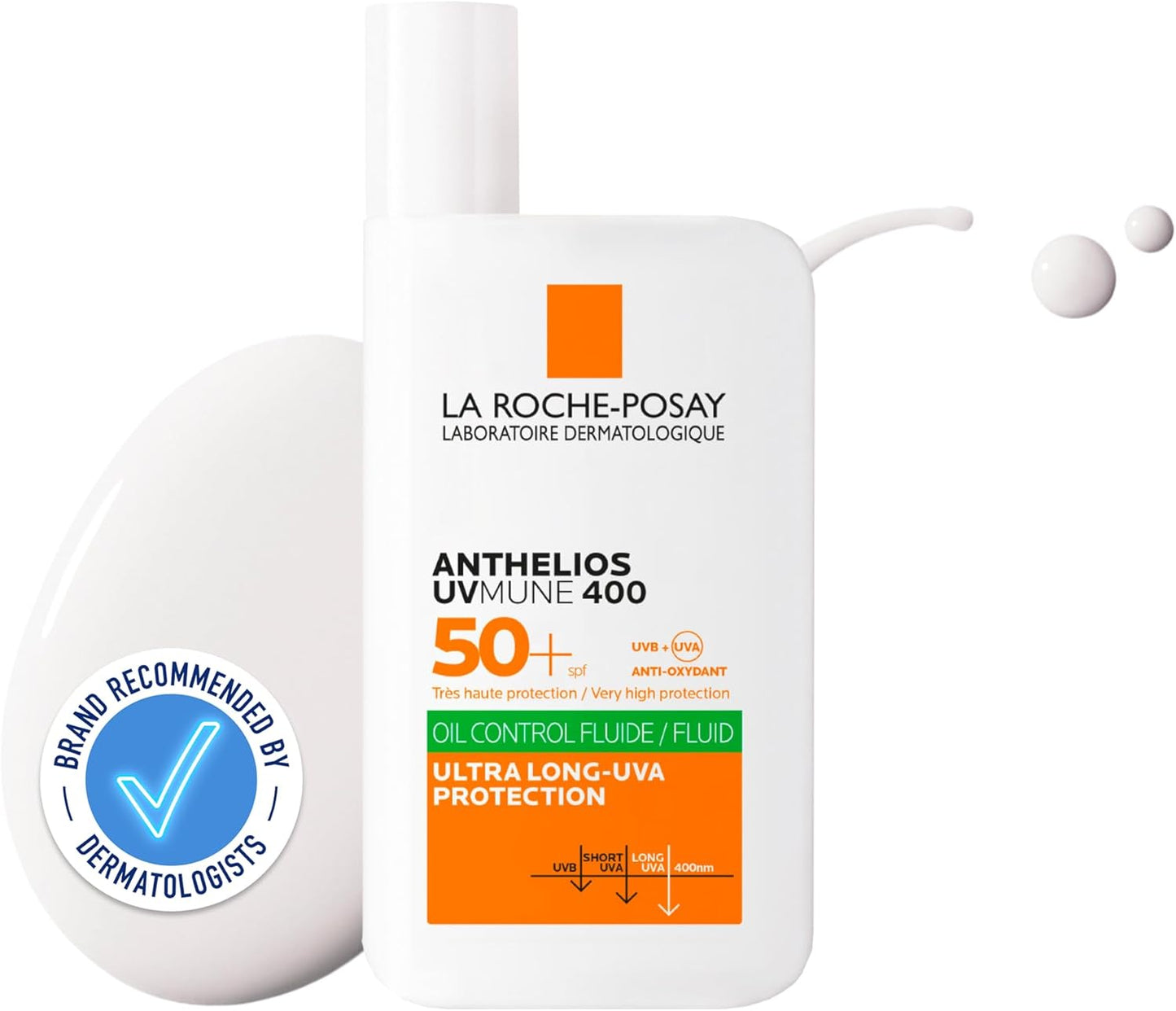 Protector Solar Facial Anthelios UVMune 400 Oil Control FPS 50+ La Roche-Posay | 50 ml