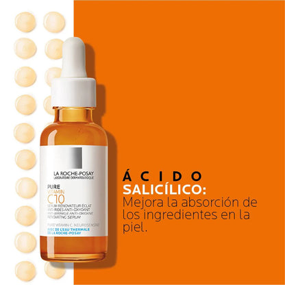 Sérum Antioxidante Pure Vitamin C10 La Roche-Posay | 30 ml