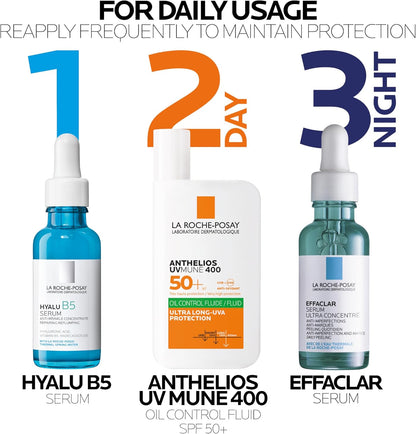 Protector Solar Facial Anthelios UVMune 400 Oil Control FPS 50+ La Roche-Posay | 50 ml