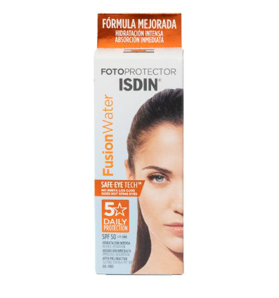 Protector Solar Facial Fusion Water SPF 50 ISDIN | 50 ml